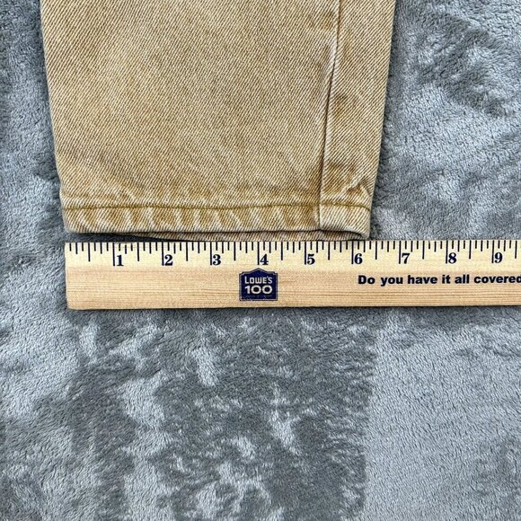 Vintage 80's Forenza Mom Jeans Size 16 High Waisted Camel Acid Wash Unique - Picture 4 of 9
